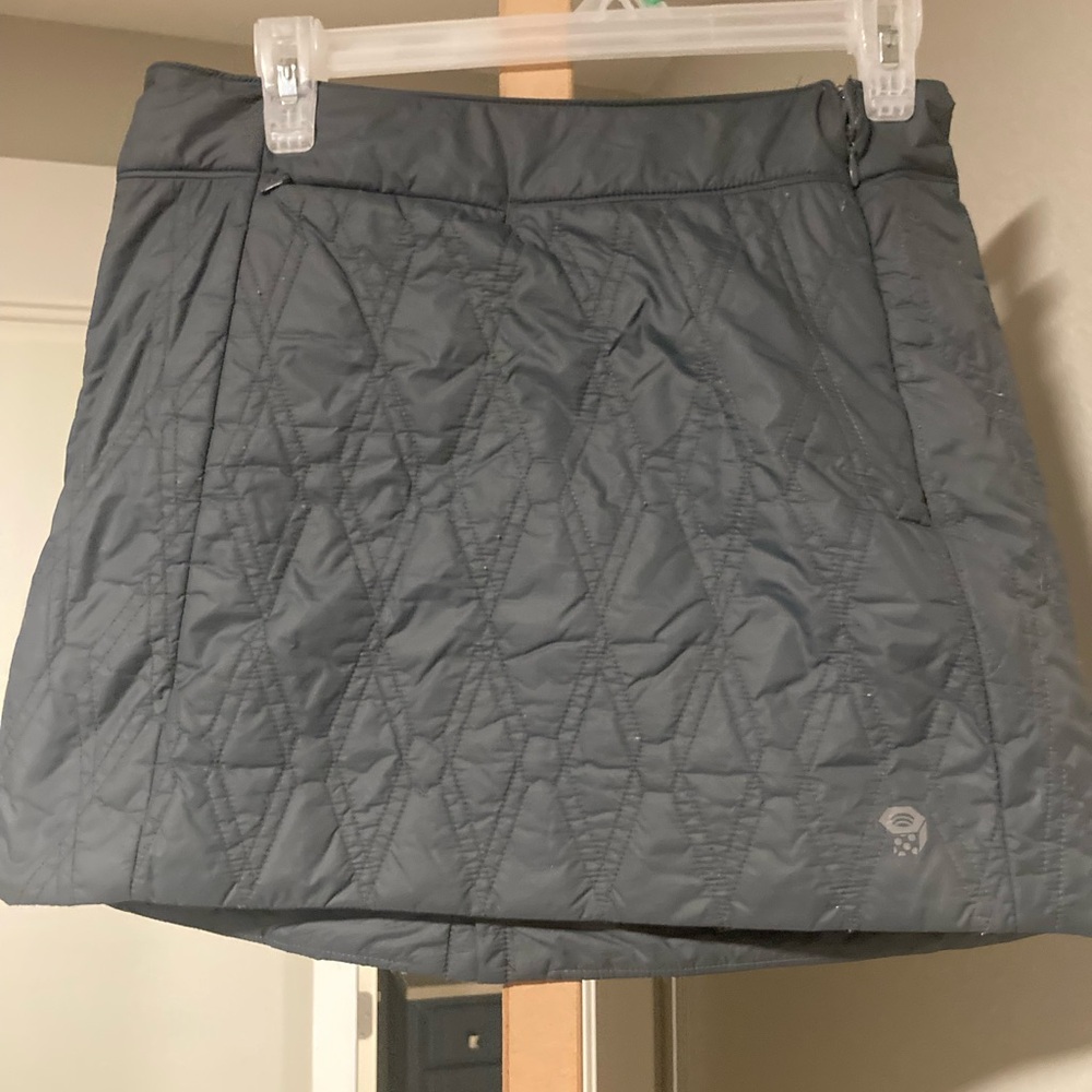 Mountain Hardwear Gray Quilted Mini Skirt Athletic